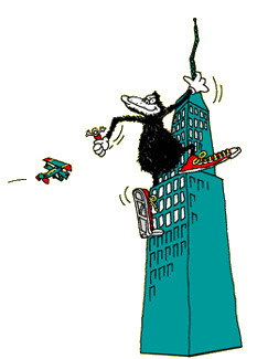 king kong on the empire state building
